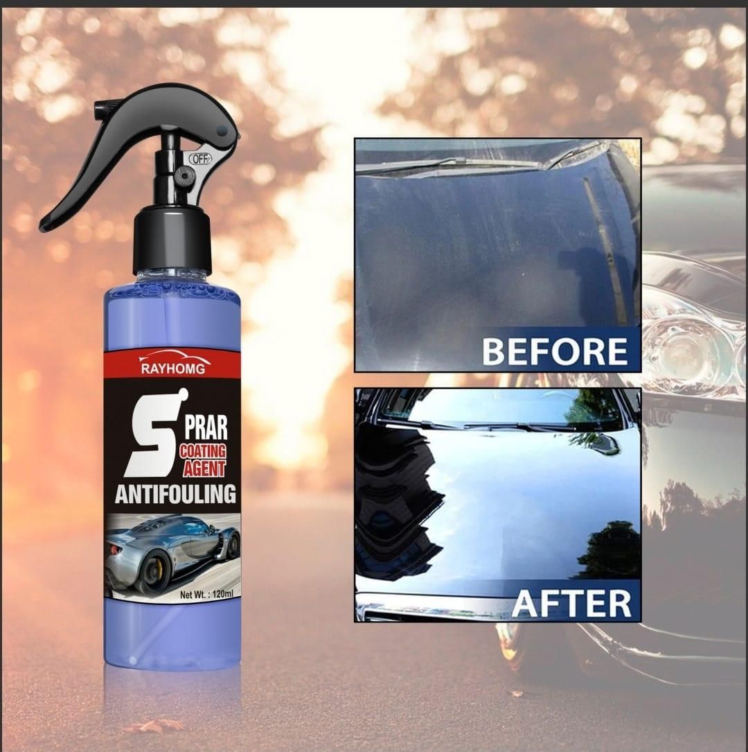 3-in-1 High Protection Car Coating Spray (Pack of 2) - Hydrophobic Polish & Shine
