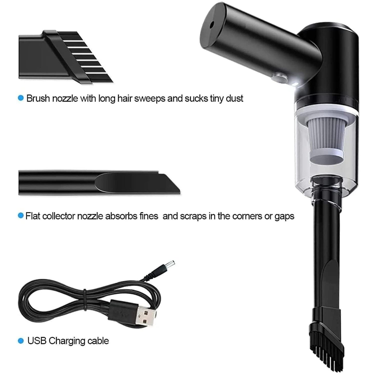 Wireless High-Power Handheld Vacuum & Air Blower (2-in-1)