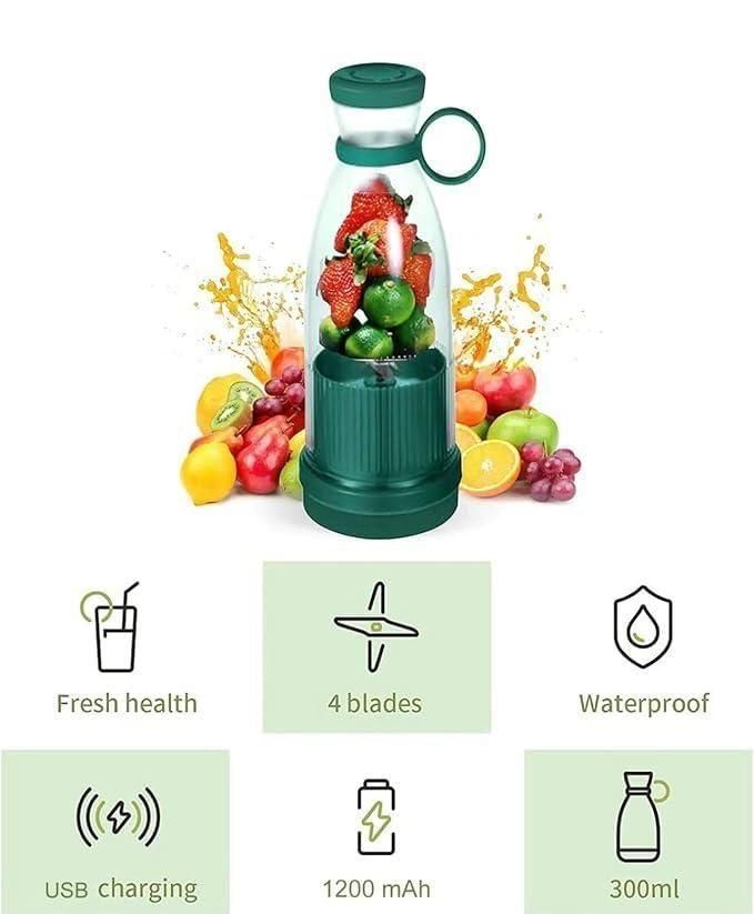 FreshJuice™ Portable Electric Blender Bottle (Rechargeable)