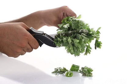 2-in-1 Smart Vegetable Cutter & Knife (Stainless Steel)