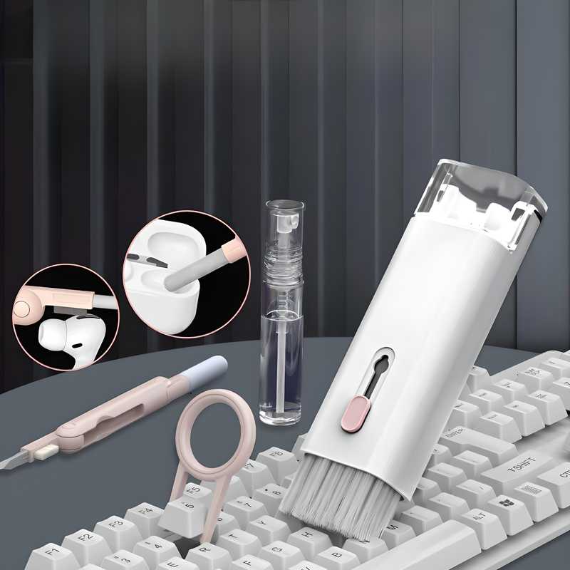 7-in-1 Ultimate Gadget Cleaning Kit (Laptop, Phone & Earbuds)